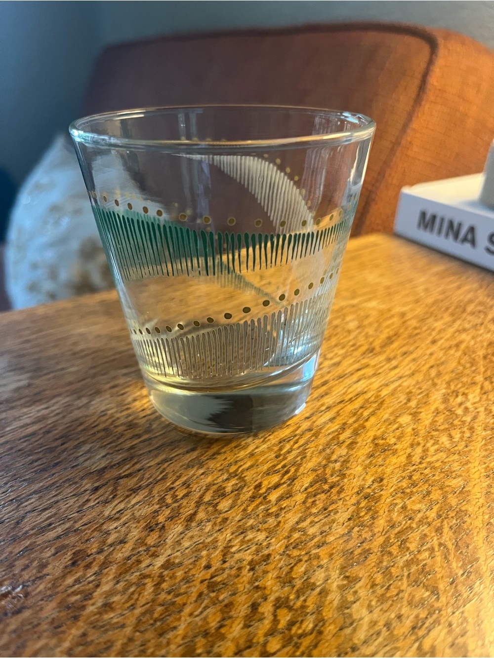Vintage Libbey Glass MCM Lowball Glass Rare!
